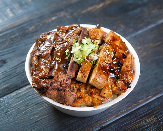 Image: Chicken & Beef Teriyaki Bowl