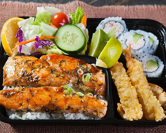 Image: Salmon Bento