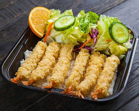 Image: Shrimp Teriyaki Plate